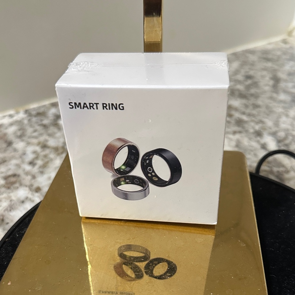 SmartHealth Black and Silver Smart Ring
